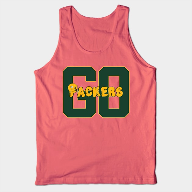 Go Packers Tank Top by FootballBum